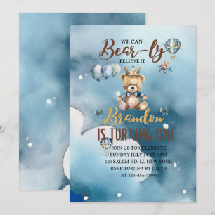 We kunnen wachten, Beer, bruin, blauw, zondag Aankondiging