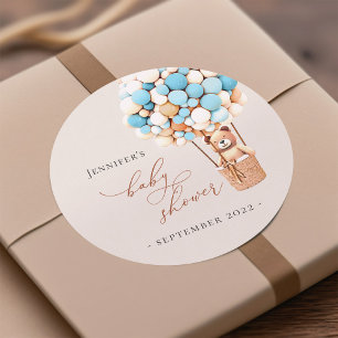 We kunnen wachten. Etiketten voor baby shower Labels