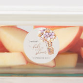 We kunnen wachten. Etiketten voor baby shower Labels (Aangebracht)