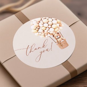 We kunnen wachten. Hartelijk dank voor Baby shower Labels