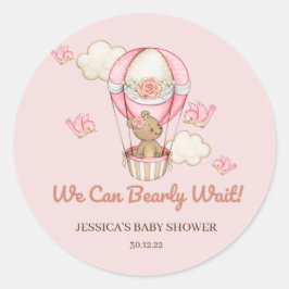 We kunnen wachten op Baby shower Sticker