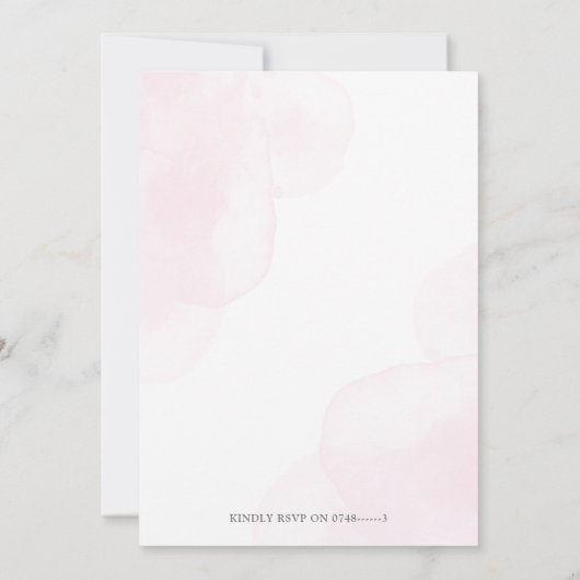 We kunnen wachten op Beren ballonnen Girl Baby sho Kaart (Achterkant)