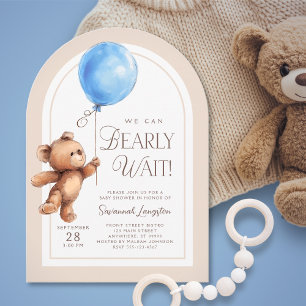 We kunnen wachten tot Baby shower is uitgenodigd Kaart