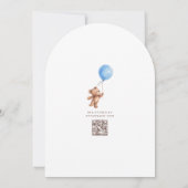 We kunnen wachten tot Baby shower is uitgenodigd Kaart (Achterkant)