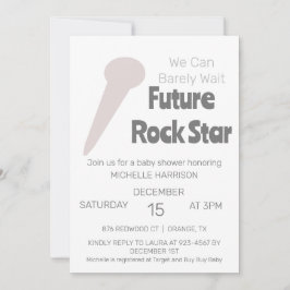 We kunnen wachten tot Genderneutraal Baby shower I Kaart