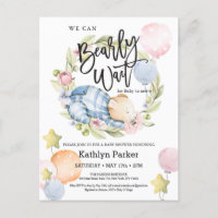 We kunnen wachten tot Teddy Bear Baby shower