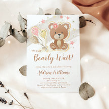 We kunnen wachten tot Teddy Bear Baby shower