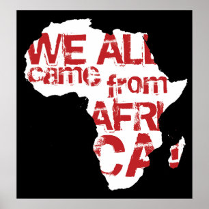 WE KWAM ALLEMAAL UIT AFRIKA 2 POSTER