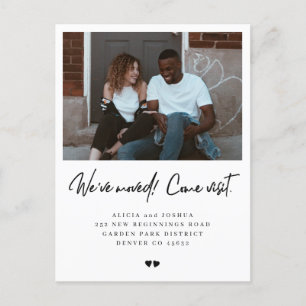 We kwamen op bezoek bij de moderne foto aankondigingskaart