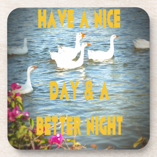 We laten onze klanten altijd tevreden en gelukkig bier onderzetter (Voorkant)