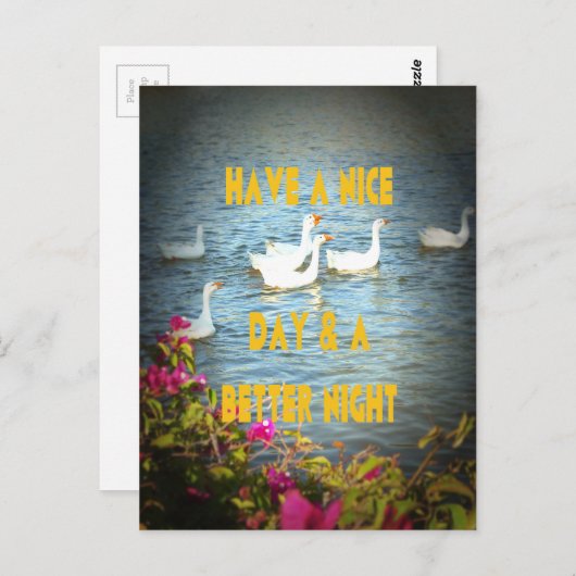 We laten onze klanten altijd tevreden en gelukkig briefkaart (Voorkant / Achterkant)