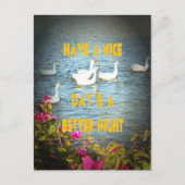 We laten onze klanten altijd tevreden en gelukkig briefkaart (Voorkant)