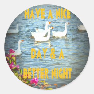 We laten onze klanten altijd tevreden en gelukkig  ronde sticker