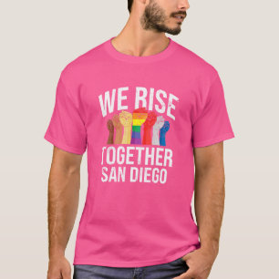 We laten samen San Diego Lgbtq Californische Pride T-shirt