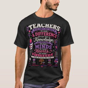 We leren niet alleen, we maken een verschil T-shir T-shirt