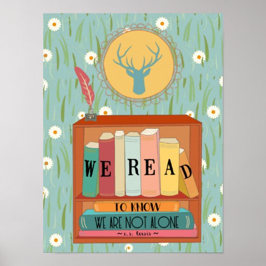 We lezen dat we niet alleen zijn poster (Voorkant)