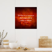 We Live In A Universe Poster (Keuken)