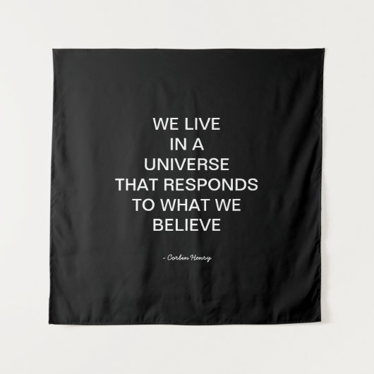 We Live In A Universe Wandkleed (Voorkant)