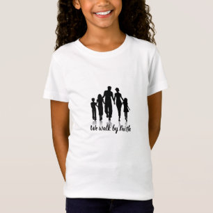 We lopen door het geloof Familie T-Shirt