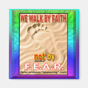We lopen langs Faith Magnet Magneet