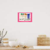 "We lopen" Poster (Keuken)