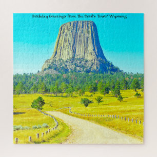 We Love  De Duivels Toren Wyoming. Legpuzzel