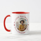 We LOVE Hot Chocolate Festive Personalized Mok (Links)