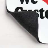 We Love Our Customers Muismat (Hoek)