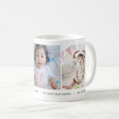 We Love Our Daddy Photo Collage Mug (Devant droit)