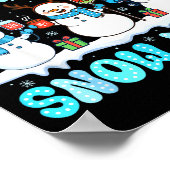 We Love Our Patients Snow Much Funny Snowman Chris Poster (Hoek)