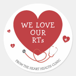 We Love Our RTs Ronde Sticker