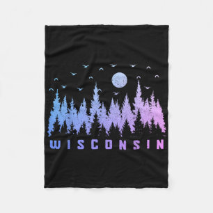 We Love Wisconsin - The Badger State Uni-volwassen Fleece Deken