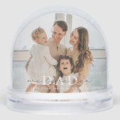 We Love You Dad Custom Snow Globe (Arrière)