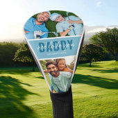 We Love You Daddy 2 Foto Blauw Golfheadcover