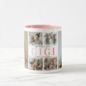 We Love You Gigi Photo Collage Mug (Centre)
