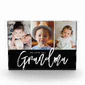 We love you Grandma Custom Grandchildren photos Fotoblokken (Voorkant)