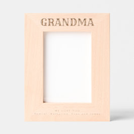 We Love You Grandma Gegraveerde Lijstjes