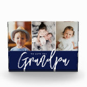 We love you Grandpa Blue Grandchildren photos Fotoblokken (Voorkant)