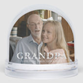 We Love You Grandpa Custom Snow Globe (Avant)