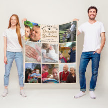 We Love You Grandpa & Grandma – Custom 8-Photo