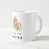 We Love You Grandpa Mug | Personalized Photo Extra Grote Beker (Voorkant rechts)