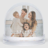 We Love You Mom Custom Snow Globe Sneeuwbol (Voorkant)