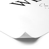 We Love You Mom Photo Poster - Famille personnalis (Coin)