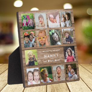 We Love You Nanny Kleinkinderen 14 Foto Collage Ho Fotoplaat