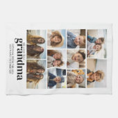 We Love You Oma - 10 Fotocollage - Modern Theedoek (Horizontaal)