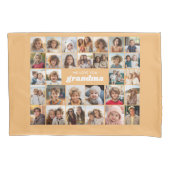 We Love You Oma - 30 Fotocollage Kussensloop (Voorkant)