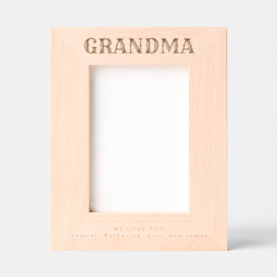 We Love You Oma Gegraveerde Lijstjes