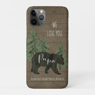 We Love You Papa Beer Forest gepersonaliseerd iPhone 11 Pro Hoesje
