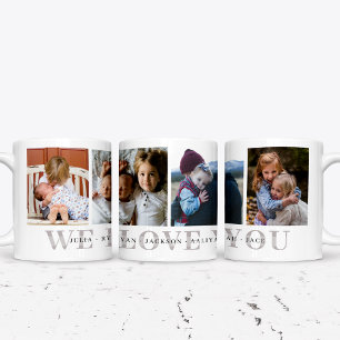 We Love You Personalized Photo Mug