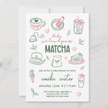We Love You So Matcha Baby Shower Groene Thee Roze